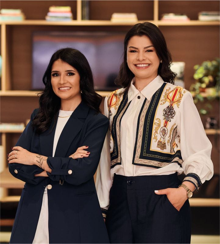 Dra. Paula Matozo e Dra. Chaiane Espinosa, fundadoras do escritório Matozo & Espinosa Advogadas